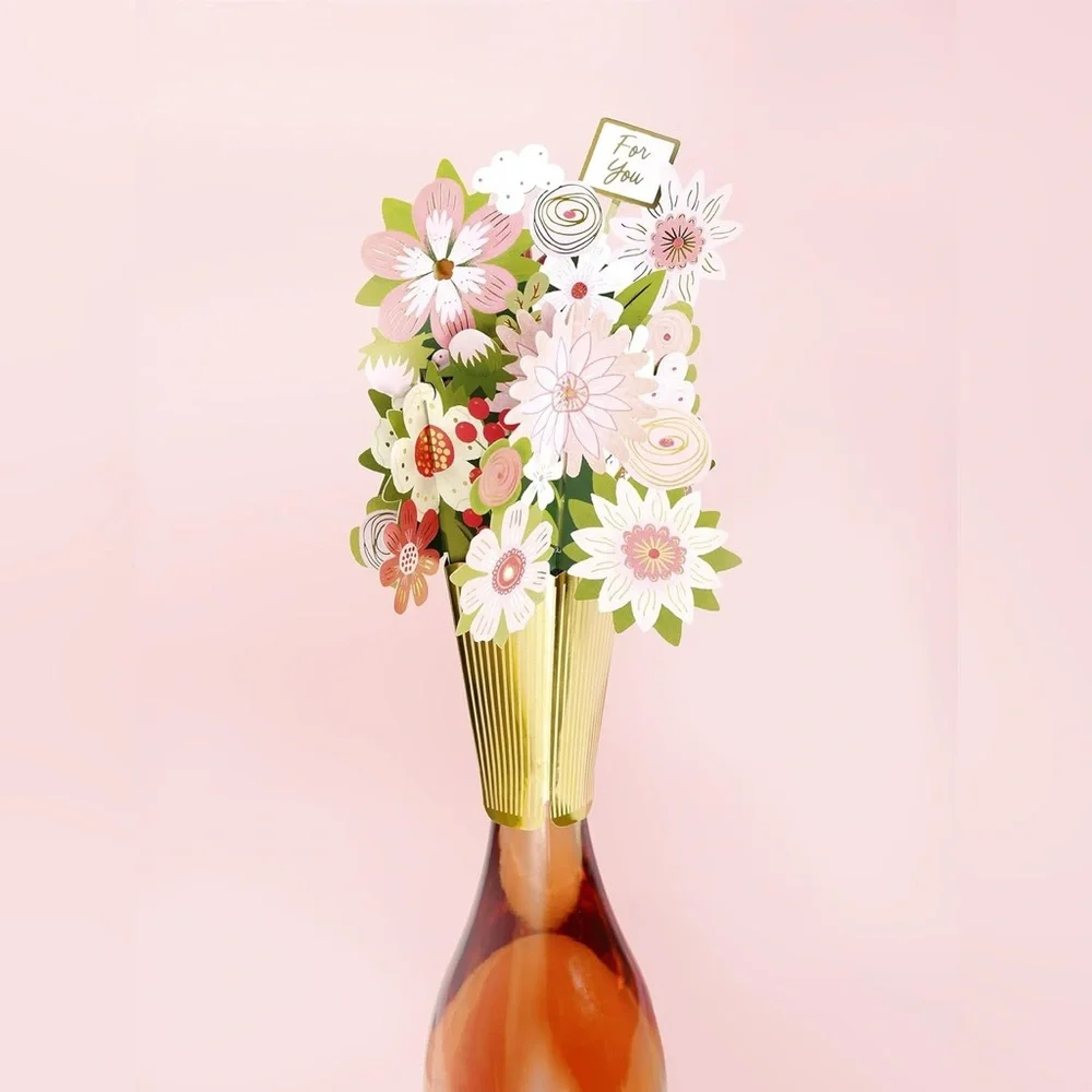 🆕American Greetings Bouquet Bottle Topper